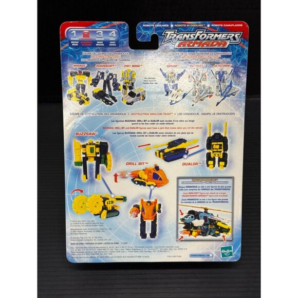 Transformers Armada Destruction Mini-con Team Drill Bit Buzzsaw Dualor MOC - Picture 3 of 7